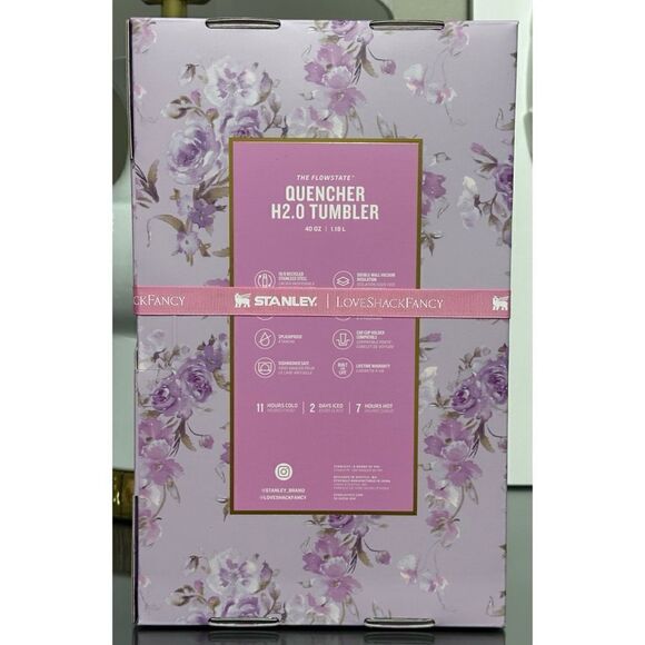 STANLEY X LOVESHACKFANCY LIMITED EDITION QUENCHER 40oz, HAPPY THOUGHTS - Picture 7 of 7